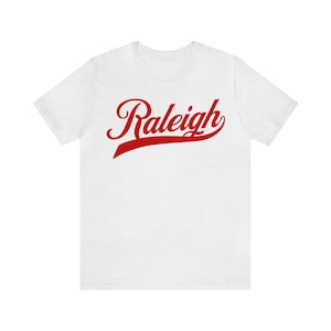 Raleigh NC Unisex Jersey Short Sleeve Tee Eastern North Carolina T-Shirt 984 gift for him 919 RAL Apparel Research Triangle City of Oaks image 6