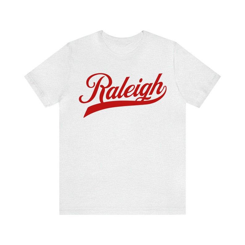 Raleigh NC Unisex Jersey Short Sleeve Tee Eastern North Carolina T-Shirt 984 gift for him 919 RAL Apparel Research Triangle City of Oaks image 6