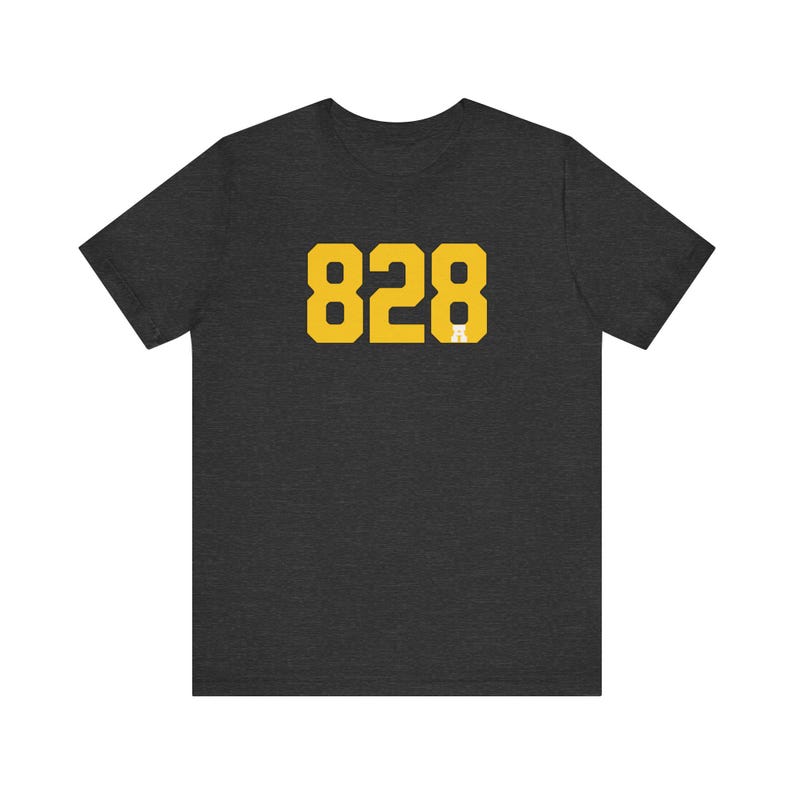 828 Western NC Area Code Unisex Short Sleeve Tee North Carolina T-shirt 843 Blue Ridge Mountains Asheville T-Shirt Boone Gift Brevard Gear image 6