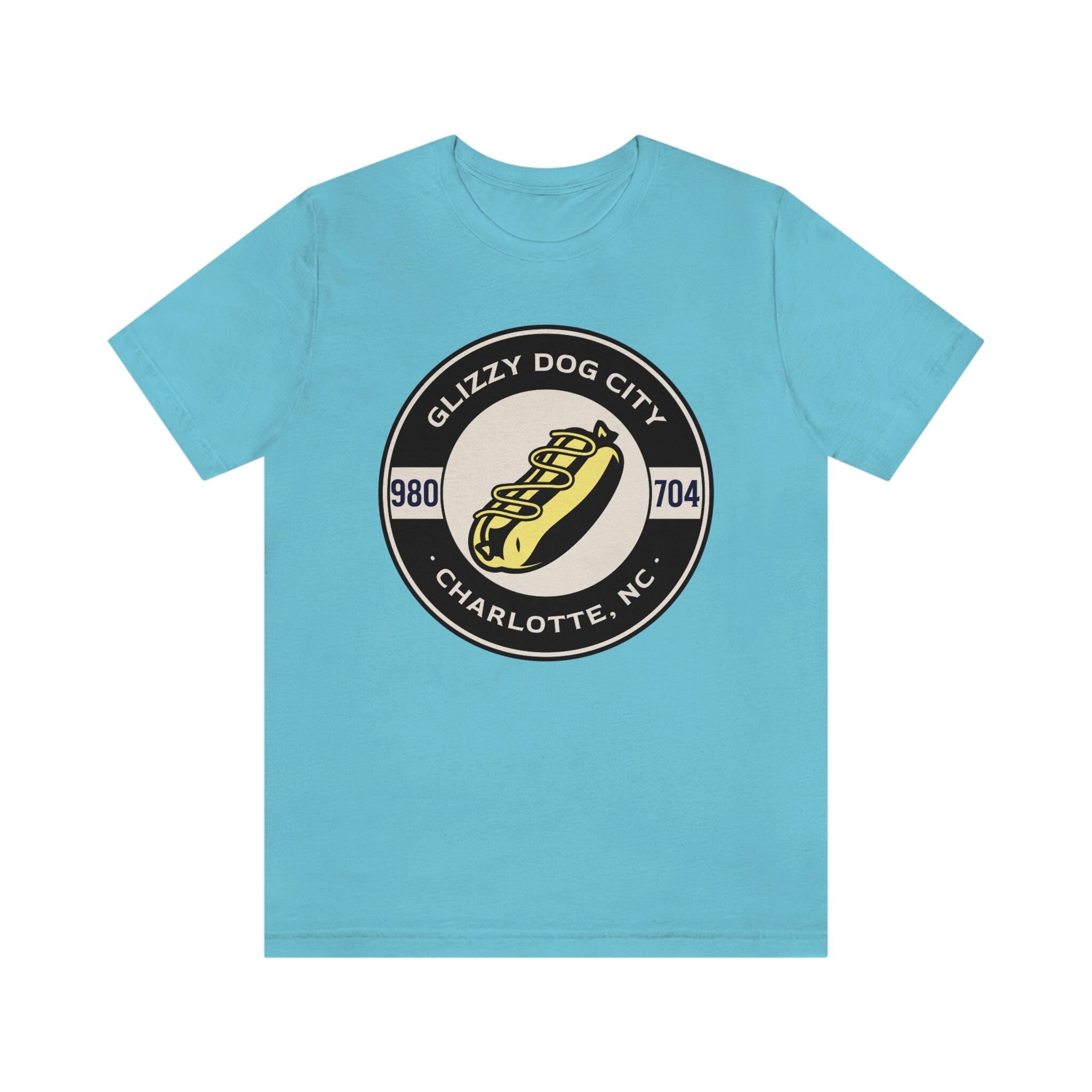 Hot Dog Lover Charlotte NC Unisex Jersey Short Sleeve Tee Best Glizzy Fan.  Mecklenburg County Cookout Gift for Husband 980 Foodie 704 Grill - Etsy