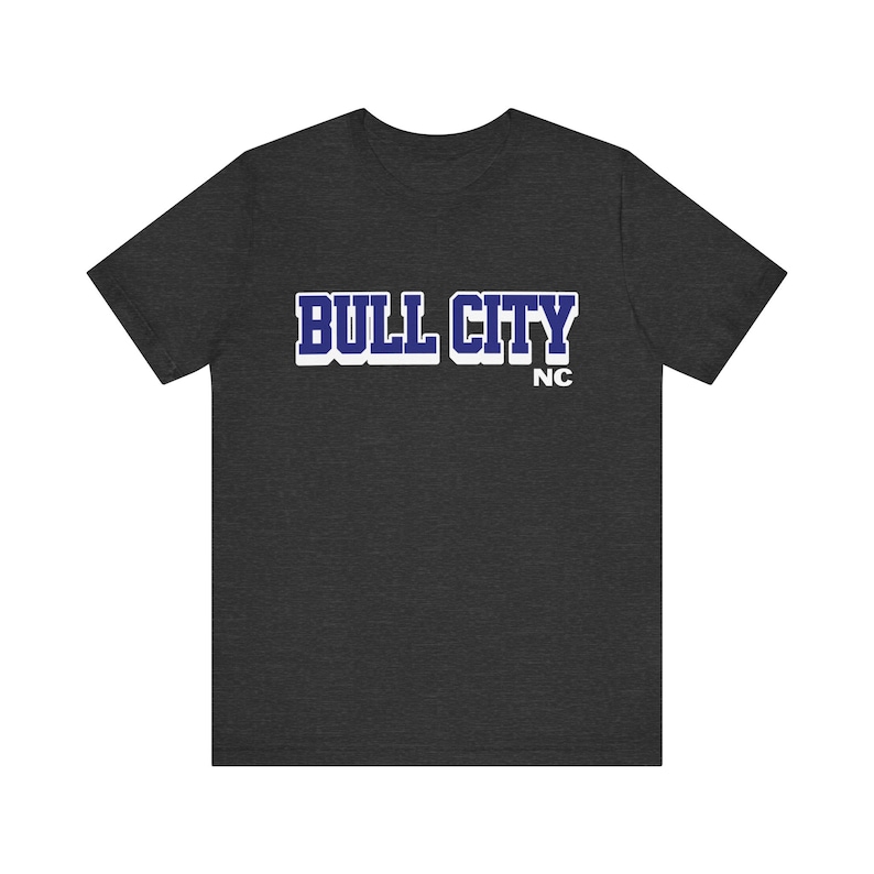 Durham NC Bull City Short Sleeve Tee North Carolina Durham Pride T-shirt Fan Dad Father's Day Gift Research Triangle Souvenir image 3