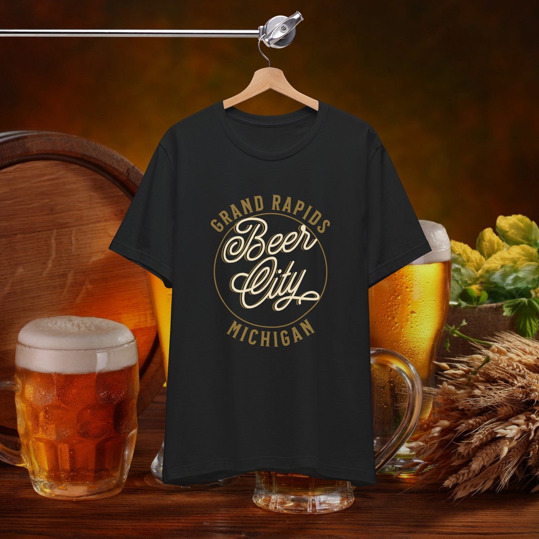 Grand Rapids MI Beer City USA Unisex Jersey Short Sleeve Tee GRR