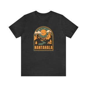 Nantahala National Forest North Carolina Unisex Short Sleeve Tee Western NC Hiking Gift Camping Gear Smoky Mountains Adventure Enthusiast image 2