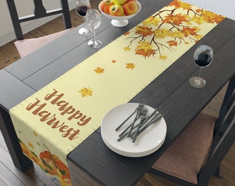 Thanksgiving Table Runner, Harvest Gift, Kitchen Decor, Harvest Table Runner, Thanksgiving Gift, Dining Room Decor, Autumn Table Decor