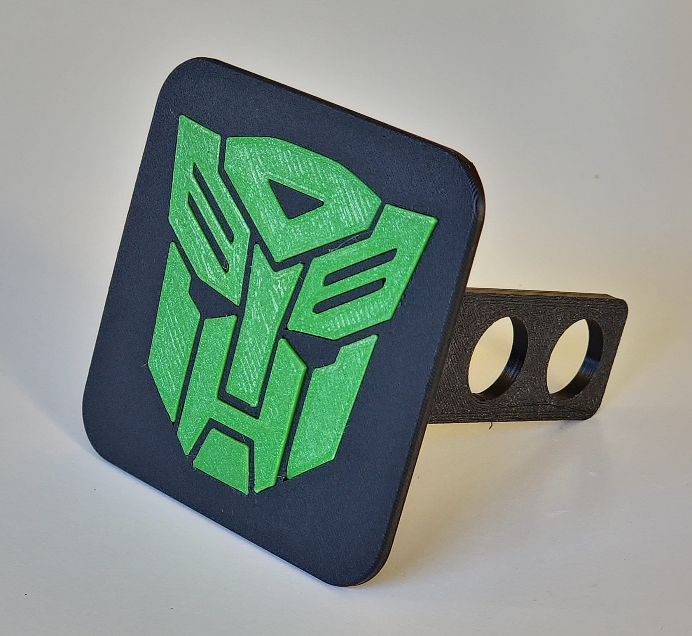 Trailer Hitch Tow Car Receiver Cover Cap Funny Transformers Autobot ...