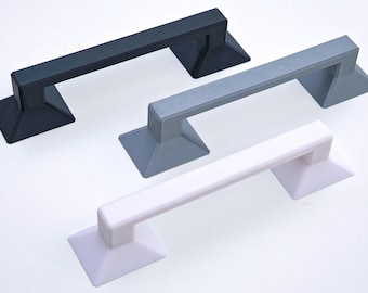 Reemplazo de manija de puerta de refrigerador/congelador/microondas cuadrada universal impresa en 3D
