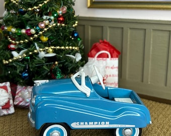 Hallmark Kiddie Die Cast Murray Champion Car, Vintage Turquoise