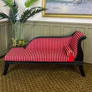 RARE Ron Benson Chaise Lounge by Bespaq – 1:12 Scale Dollhouse Miniature