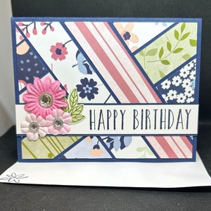 Paper Pieced Birthday Card