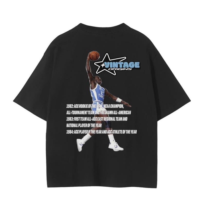 Vintage Michael Jordan UNC T-Shirt image 2