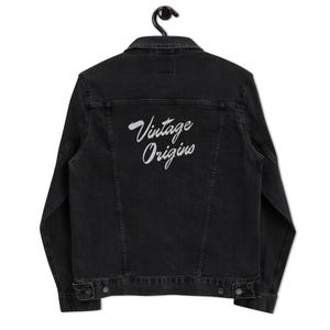 VO black denim jacket