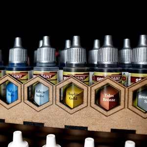 SVG Laser Files for Hobby Paint Storage Racks for the Army Painter ...