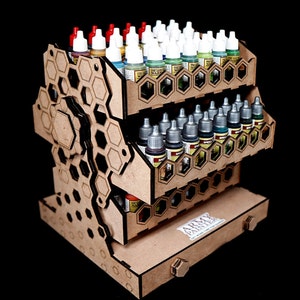 Modular Paint Rack Hobby Organizer 