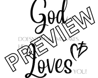 God Loves You Coloring Page - Etsy