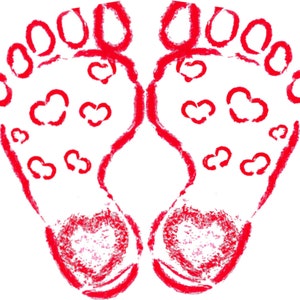 Love at First Step: A Baby&#39;s Heartprint