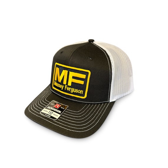 Massey Ferguson Retro Vintage Style Richardson 112 Trucker Mesh Snapback Hat Cap Vintage Massey Ferguson Patch on a Richardson 112 Snapback  main image 4