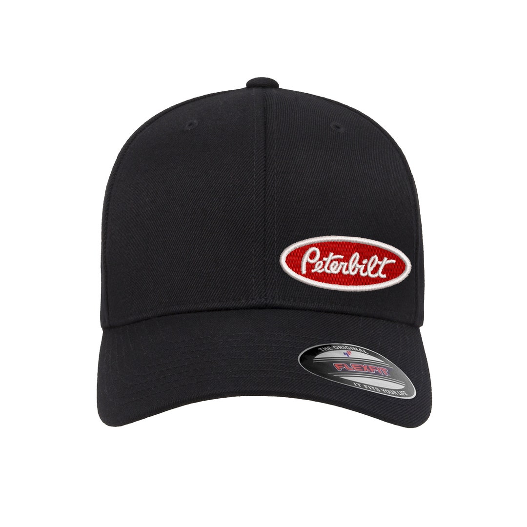Peterbilt Logo Embroidered Flexfit Hat 