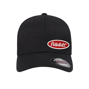 Peterbilt Logo Embroidered FlexFit Fitted Hat