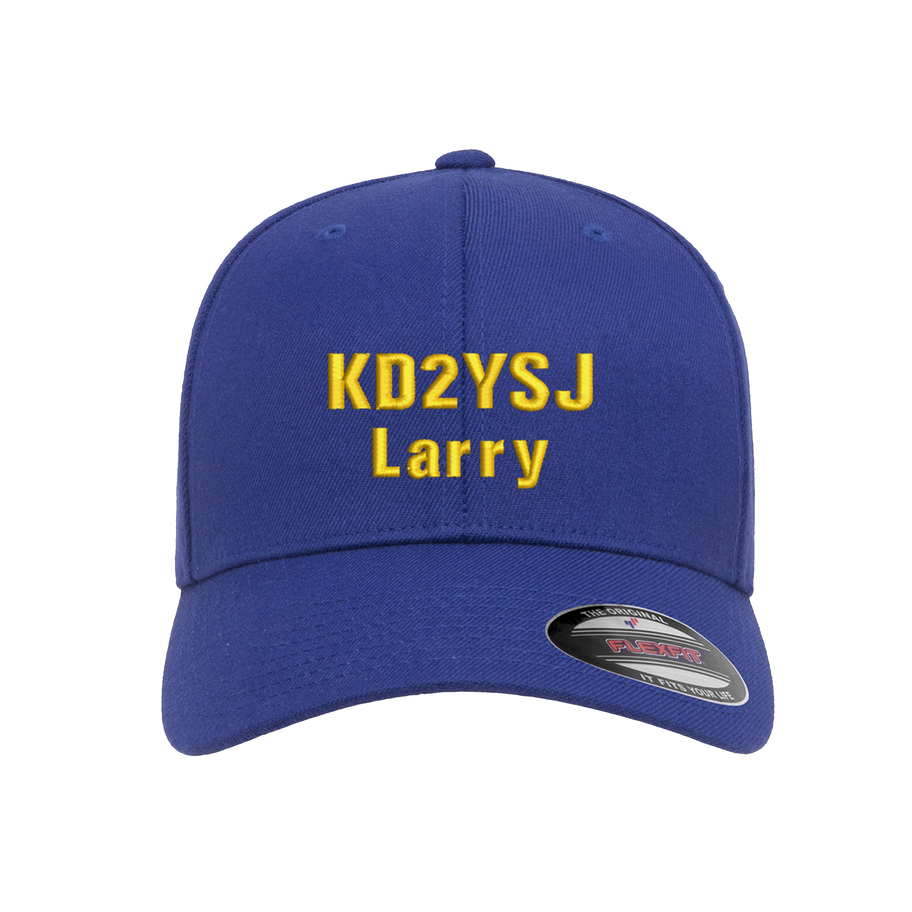 Personalized American Ham Radio Call Sign & Name Embroidered Flexfit ...