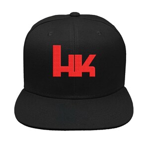 HK Heckler & Koch Logo Embroidered Flexfit Fitted Hat - Etsy