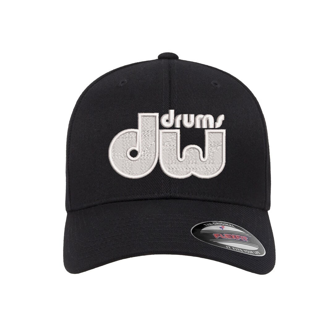 DW Drums Logo Embroidered Flexfit Hat Etsy