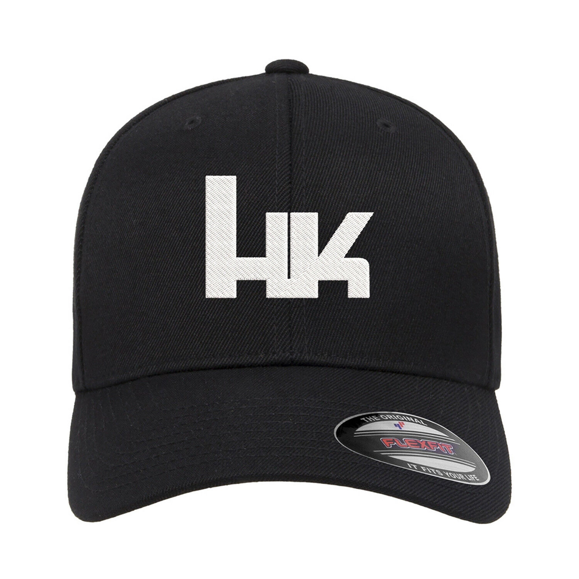 thumbnail image 2 of Heckler & Koch Tan Snapback Hat – Black Logo – Adjustable Cap 2 of 2