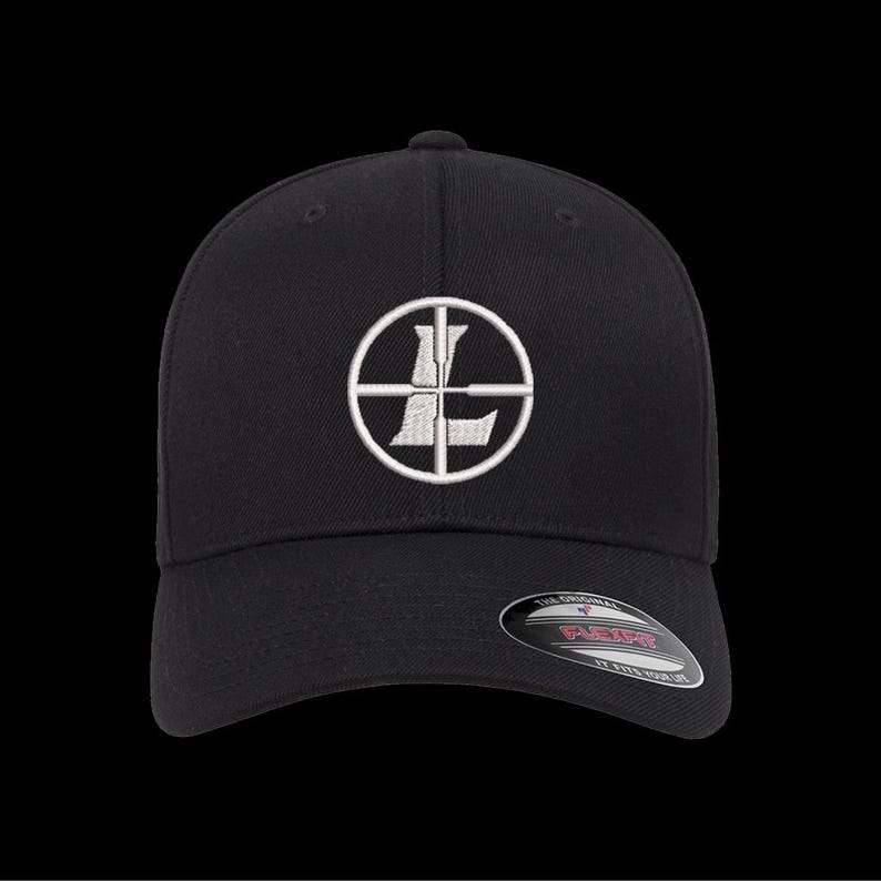 Leupold Logo Embroidered Flexfit Hat Flat and Curved image 1