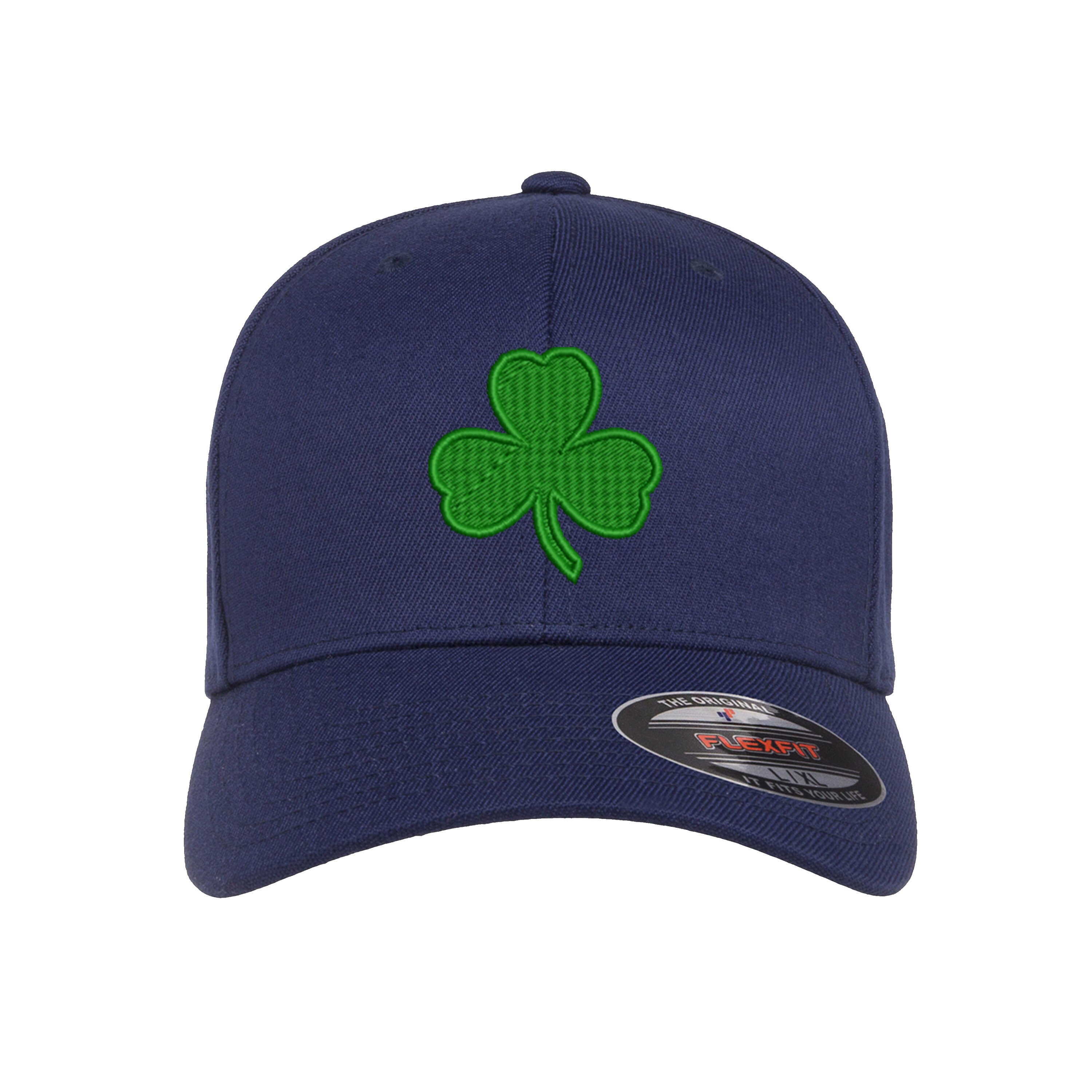 3 Leaf Clover Logo Embroidered Flexfit Fitted Hat - Etsy