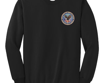 Department of Veterans Affairs Embroidered Fleece Crewneck Sweatshirt