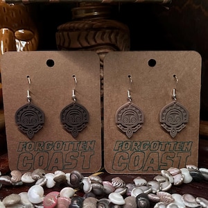 Polynesian Village Maui Tiki Earrings
