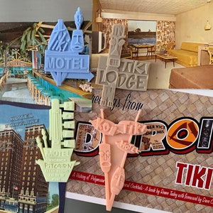 Forgotten Tiki Motel Magnet Set