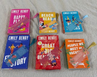 Emily Henry Quotes Bookmarks | Bookish Merch | Set of 6