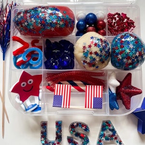 4th of July Play Dough Kit