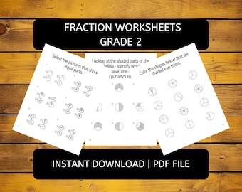 Fraction Worksheets Grade 2