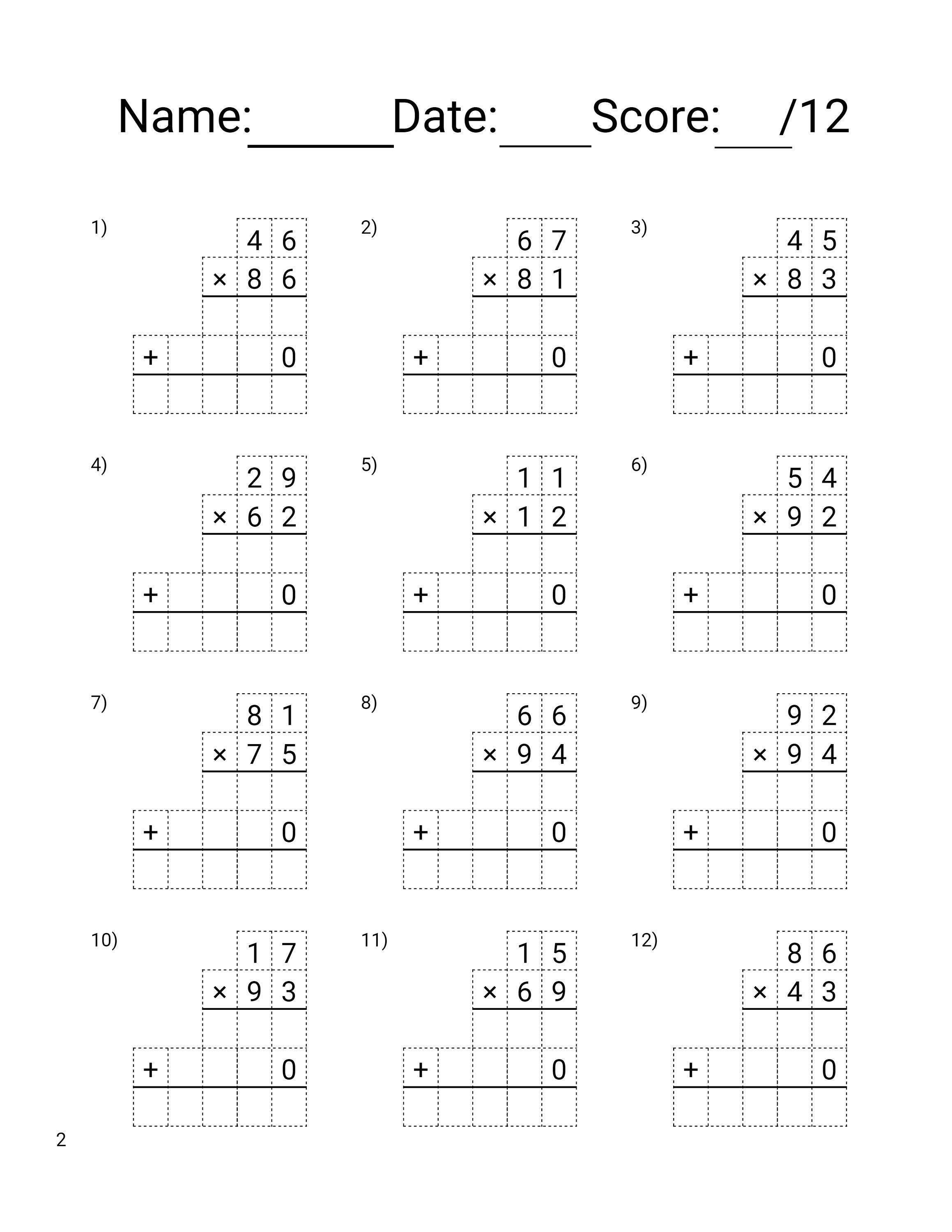 37 Atividades Educativas de Multiplicação  Math division worksheets, Math  division, Spanish math