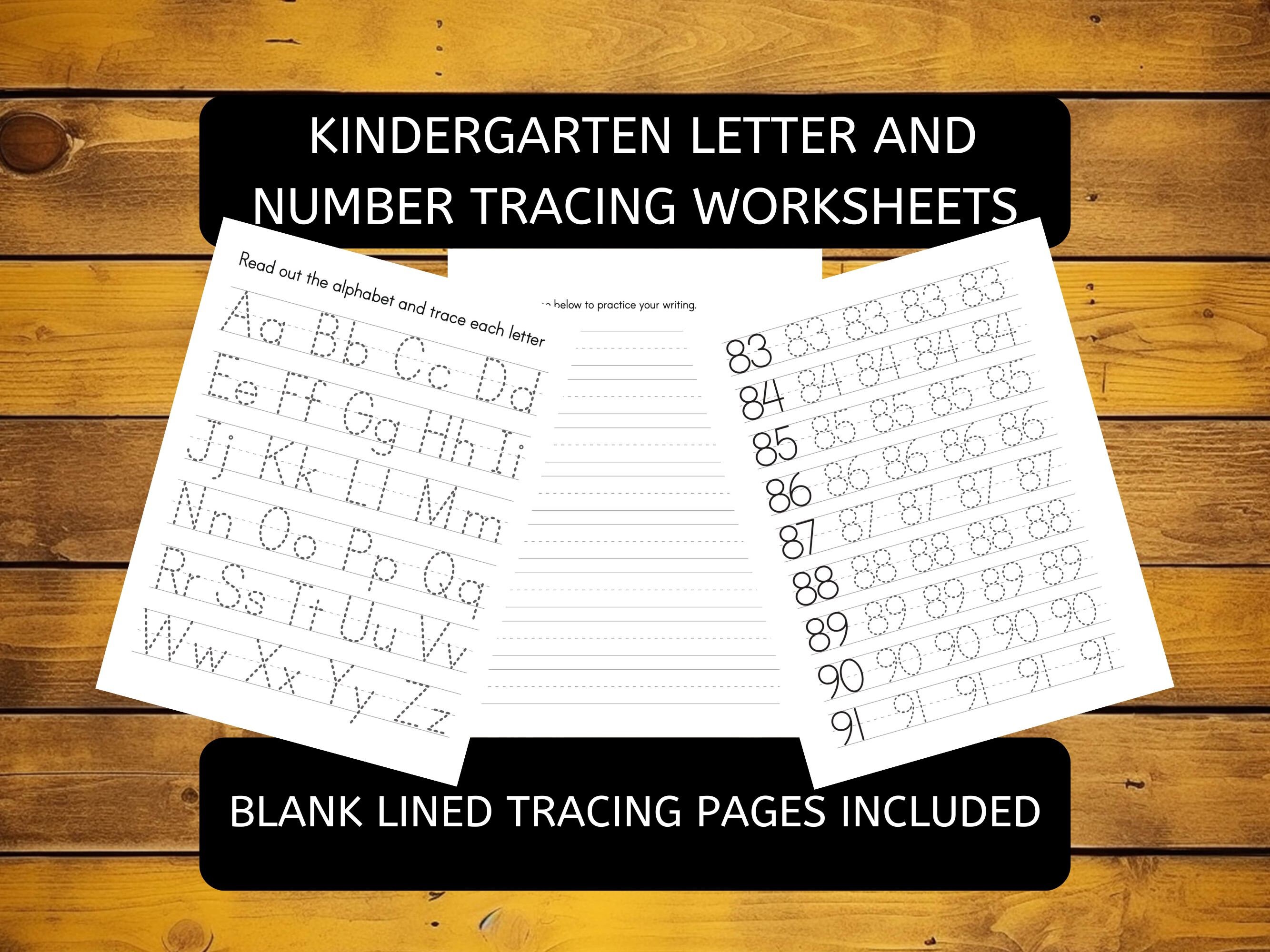 Print Handwriting the Alphabet and Numbers 1-100 | Kindergarten Age and ...