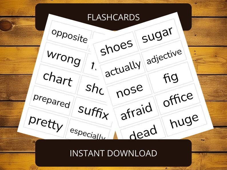 Fry Sight Words Flashcards Printable Tenth Hundred | High Frequency ...