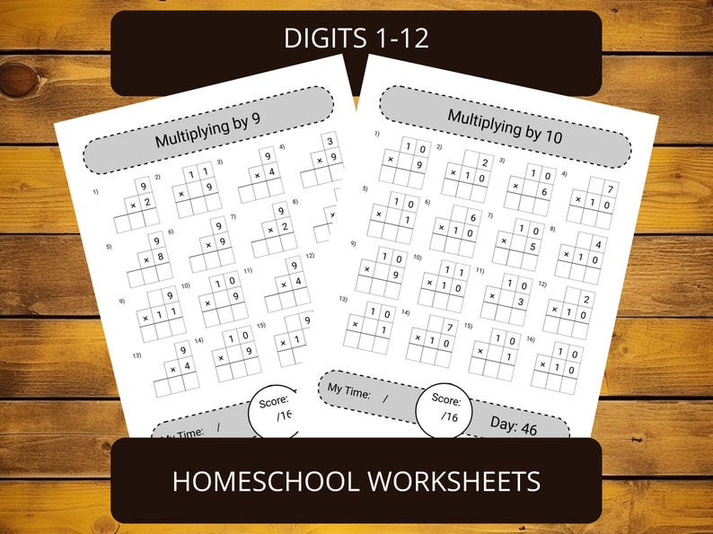 Printable Math Multiplication Practice Worksheets Grade 3 | Numbers 0 ...