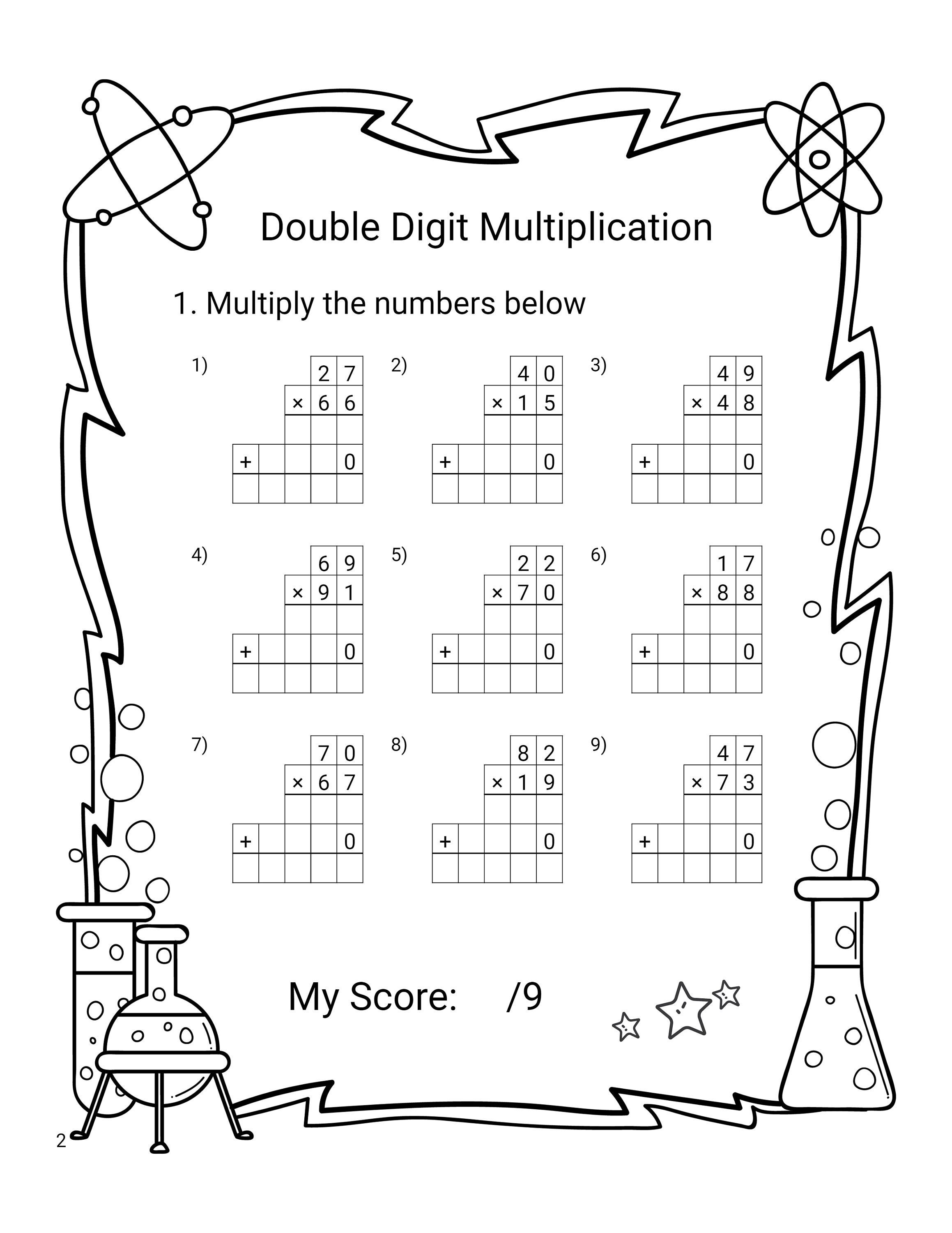 Long Multiplication and Division Math Worksheets for Grades 4 5 Etsy Long Multiplication and Division Math Worksheets for Grades 4 5 Etsy
