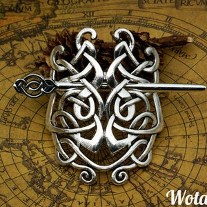 Celtic Hair Pin, Celtic Knot, Viking Art, Nordic Hairpin, Norse Hair, Gift For Women, Hair Accessories, Viking Jewelry, Traditional, Asatru