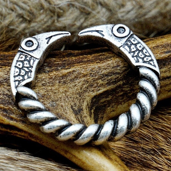 Adjustable Ring - Raven Ring - Bird Band - Viking Ring - Animal Ring - Huginn and Muninn - Nordic/Norse/Asatru/Gothic/Pagan Jewelry/Odin