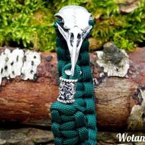 Raven Skull Bracelet, Viking Jewelry, Armlet, Wrist Band, Circlet, Nordic, Wicca, Asatru, Huginn, Rabenschädel, Odin, Pagan, Norse, Armreif.