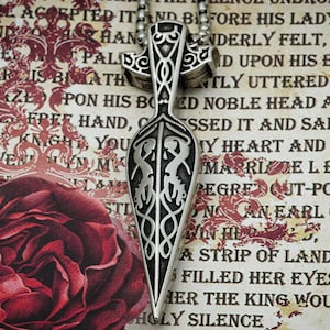 Odin&#39;s Spear Necklace - Spear Head Pendant - Gungnir Amulet- The spear of Odin - Norse Mythology/Fenrir/Nordic Paganism/Viking Jewelry/Knots