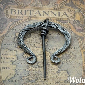 Viking Brooch, Hand Forged Brooch, Viking Pin, Handmade Pin, Honor Pin, Viking Jewelry, Nordic, Norse, Asatru, Gift For