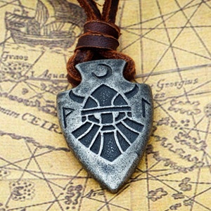 Viking Spear Necklace - Odin&#39;s Spear Pendant - Gungnir Necklace/Norse Mythology/Nordic Paganism/Asatru/Viking Jewelry/Runes/Spiritual/Nature