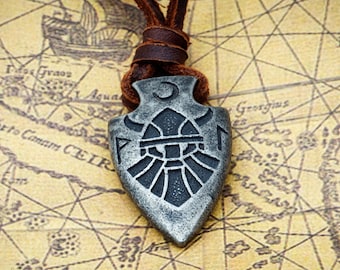 Viking Spear Necklace - Odin's Spear Pendant - Gungnir Necklace/Norse Mythology/Nordic Paganism/Asatru/Viking Jewelry/Runes/Spiritual/Nature