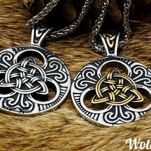 Wikinger Schmuck, Keltischer Anhänger, Nordischer Knoten/Asatru/Heidnischer Knoten/Spiritueller Schmuck/Natur/keltische Kunst/Schmuck/Geschenk