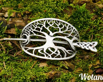 Viking Hair Pin, Celtic Hair Pin, Life Tree Hairpin, Norse Hair, For Women, Mythology, Hair Accessories, Viking Jewelry, Yggdrasil, Gift