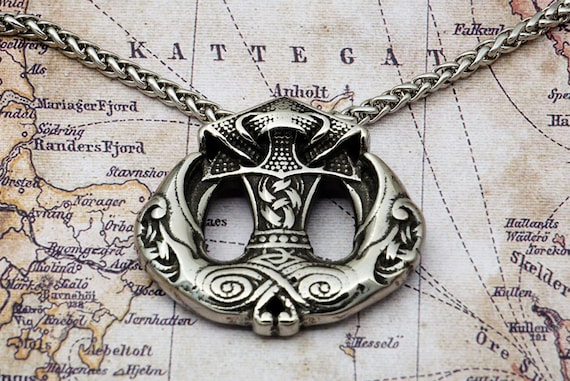 Odin's raven necklace clearance