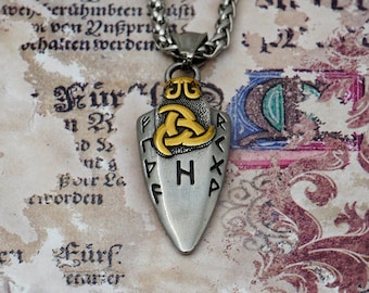 Viking Spear Necklace - Odin's Spear Pendant - Spear Head Amulet - Norse Mythology/Gungnir/Gjallarhorn/Nordic Paganism/Asatru/Spiritual/Rune
